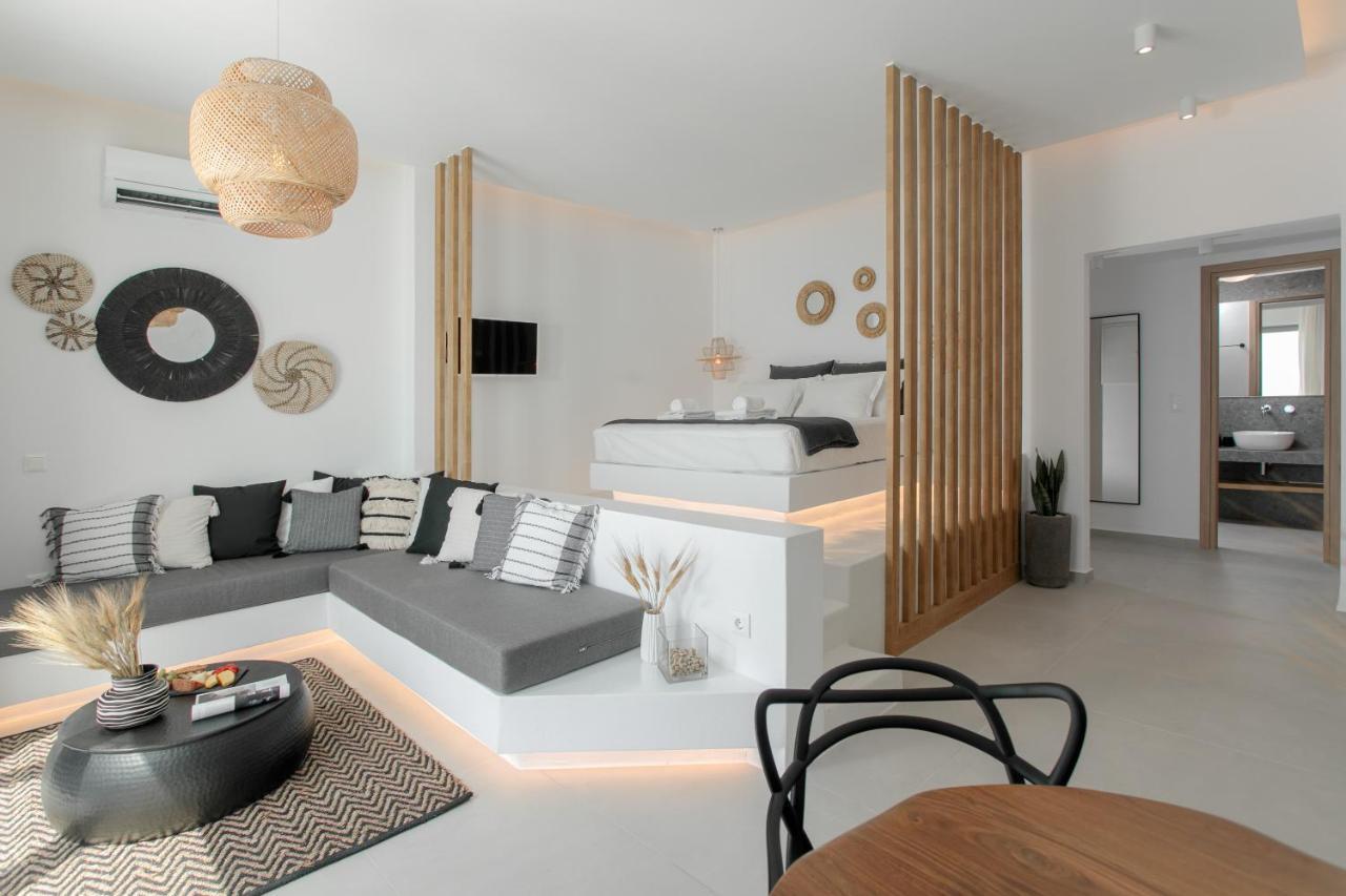Seanfinity Beachfront Suites Mikri Vigla Ngoại thất bức ảnh
