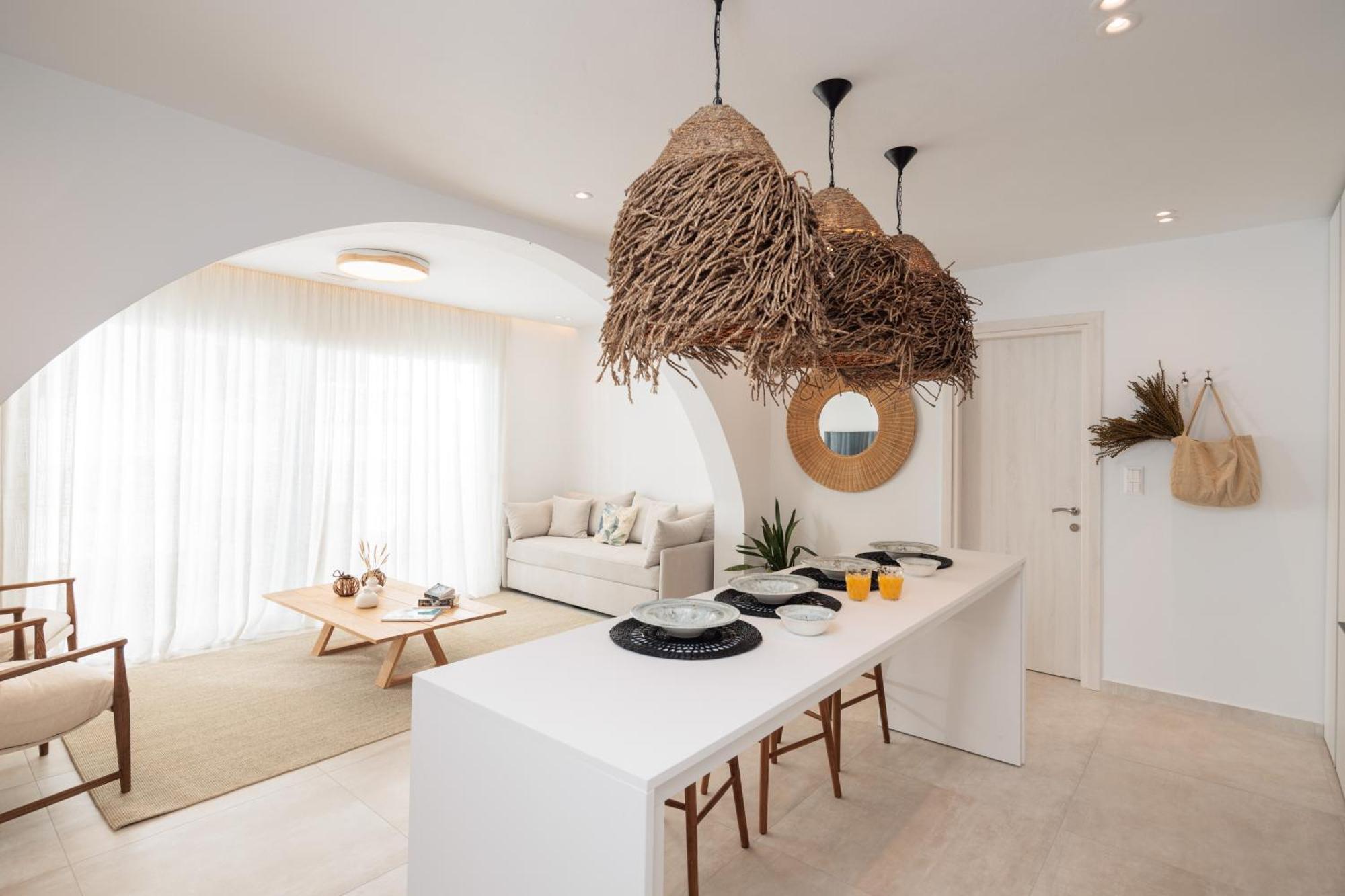 Seanfinity Beachfront Suites Mikri Vigla Ngoại thất bức ảnh