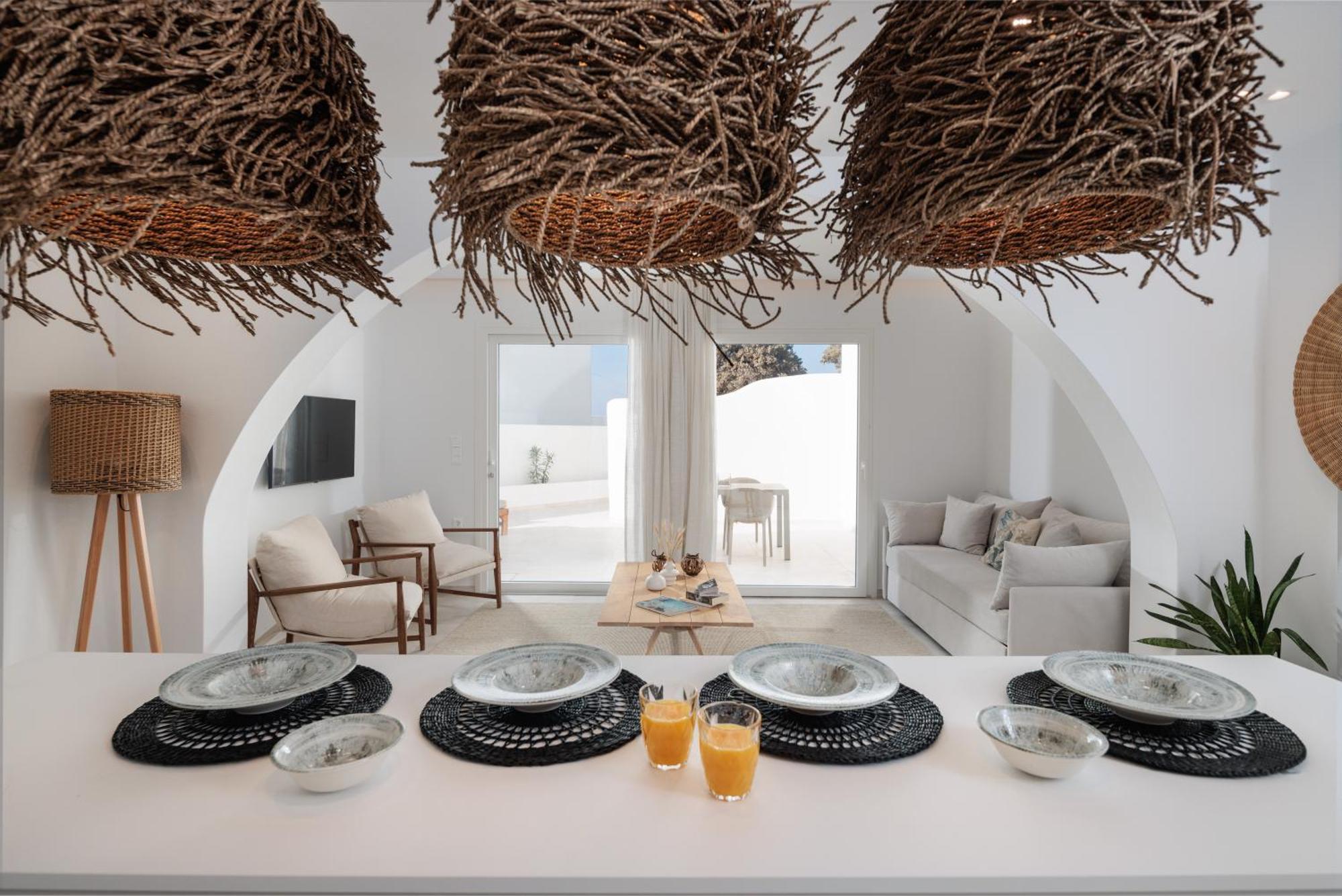 Seanfinity Beachfront Suites Mikri Vigla Ngoại thất bức ảnh
