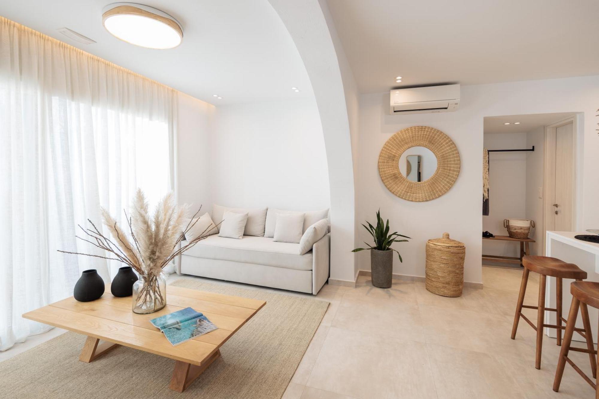 Seanfinity Beachfront Suites Mikri Vigla Phòng bức ảnh